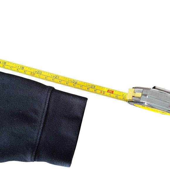 LL Bean Men's Long Sleeve Turtleneck Shirt Size M Black Traditional Fit Cotton - Picture 8 of 8